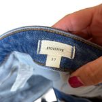 Madewell NWT Stovepipe Blue High Rise Jeans Plus Size 37 Photo 9