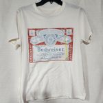 Budweiser  women's small shirt Faded Photo 3