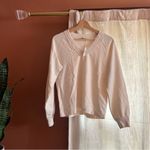 Madewell  Cotton Terry V-Neck‎ Sweatshirt Vintage Ivory White  NWT Size XXS Photo 2