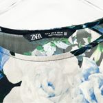 ZARA  Floral Gathered Mini Dress M Photo 5