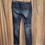 Blue Asphalt Skinny Mid Rise Faded 2000s Vintage Style Jeans Size 7 Blue Photo 1