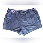 SO umbranded swim short plus size 2X eslastic and floral waist  gray Photo 5