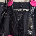 Victoria's Secret  Black and Pink Sequin Tote Photo 2