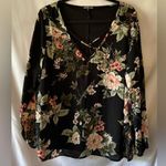 Charlotte Russe Floral Black Blouse Photo 0