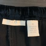 J Jill Black Velvet Palazzo Pants Elastic Waist M Comfort Vintage Party Holiday Size M Photo 2