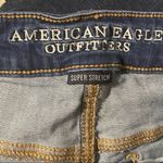 American Eagle  Outfitters Hi Rise Super Stretch Shortie raw hem‎ denim shorts 6 Photo 6