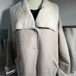 Signature Collection  3X woman's fauxans faux fur and suede winter coat Photo 1