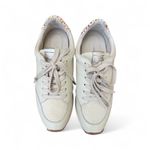 Birdies Roadrunner Retro Sneakers Beige Gold Cheetah Detail Size 9 Photo 1