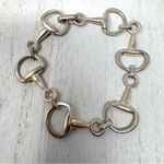 Sterling silver horsebit bracelet, made in Mexico, vintage Photo 2