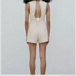 ZARA  Cream Sleeveless Lace romper dress Photo 2