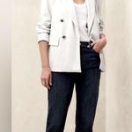 Banana Republic  selenite vegan leather double breasted blazer. Size Small. NWT. Photo 2