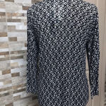 Verve Ami  Black And White Button Down Cardigan Sweater Top Shirt Sz M Photo 5