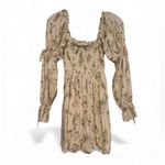 Bohme  Blakely Floral Smocked Mini dress whimsical bohemian Photo 1