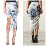 Helmut Lang  Tie Dye Asymmetrical Skirt Photo 1