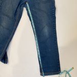 Seven7 Women’s Stretchy Cropped Medium Blue Wash Denim Jeans EUC Sz 14 Cotton Photo 12