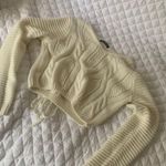 Cropped White Sweater Photo 0