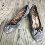 Hispanitas Gray Grey Leather bow 2” heel pumps Womens Size EUR 39 / 8.5 … Photo 0