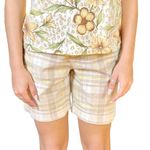 Route 66  Beige Yellow Vintage 2000's Plaid Check Shorts Photo 11