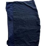 Vintage Russ Berens Mailbu USA Open Front Cape Sz L Black Linen Artsy Fe… Photo 5