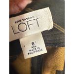 Ann Taylor  LOFT Brown Tan Pinstripe Wide Leg Dress Trouser Pants Size 8 Photo 7