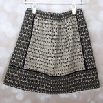 J.Crew  cream and Black Mini Skirt  Photo 0