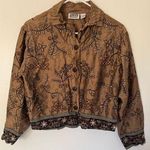 Chico's Vintage Retro 100% Silk Jacket 70s Inspired Photo 0