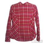 Sonoma Pink Plaid Western Button Front Long Sleeve Top Size PS Photo 1