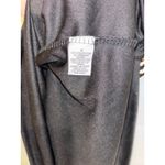 J for Justify Black White Striped Romper Gold Zipper Accent Roll Tab Sleeve S Photo 3