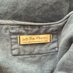 We The Free Amber Linen Ruffle Oversized Blouse in Denim Size Small Photo 6