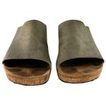 Birkenstock Papillo Namica Wedge Heel Slide in Gold Leather Size 42 Photo 2