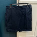 Gap  navy blue chino pencil skirt Photo 0