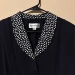 Danny & Nicole  Black Jacket with Polka Dot Collar Photo 2