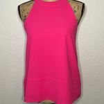 Paper Crane Womens size S Barbie Neon Pink High Neck Sleeveless Blouse Halter Photo 0