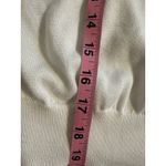 Liz Claiborne  Womens Cream Scallop Neck Pullover Sweater Holiday Work Size Large Photo 3