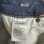American Eagle  Blue Midi Cut-Off Shorts Size 00 Photo 3
