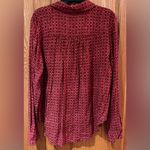 Holding Horses  x Anthropologie Red Sammie Printed Button Down Shirt Blouse‎ Sz 2 Photo 11