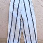 Rag and Bone Oasis high-waist straight-leg striped cotton-linen pants size 2 XS Photo 8