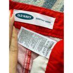 Old Navy  Floral Everyday Shorts‎ Red Tropical Print Casual Size 10 Photo 1