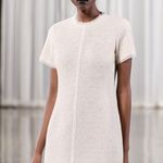 ZARA NWT❗️ Elegant White Tweed Short Cutted Dress ZW Collection Mini Ivory Size M Photo 14