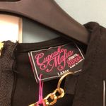 Cupcake Mafia black stretchy bodysuit w/ gold chain women’s size L Reign Supreme Size L Photo 4