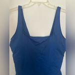 Everlane NWT  Nyle square neck one piece blue swimsuit size XL Photo 6