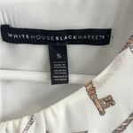 White House | Black Market EUC Rope and Tassel Print Blouse Photo 2