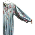Jolie Two Vintage Floral Gown Size‎ Medium Blue Photo 1