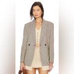 BLANK NYC  Show Business Blazer Brown Tan Plaid Oversized Size Small Photo 6