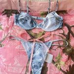 Forever 21 denim jean print thong bikini Photo 5