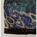 Hale Bob $285 NWT S Mini Dress Sequins Peacock One Shoulder Stretch Feather Photo 2