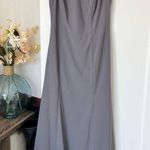 Dessy Collection DESSY BRIDESMAID DRESS 2936 in Charcoal Gray Size 12 NWT Photo 0