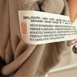 ZARA Light Tan Beige Relaxed Pull On Jogger Trousers 100% Cotton Size Small NWT Photo 8