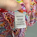 Floral & Ivy Women's Boho Colorful Smocked Peasant Top Photo 4