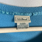 L.L.Bean Fleece Vest Womens Size L Large Blue Arctic Crop Y2k Cozy 90s Gorpcore Photo 2